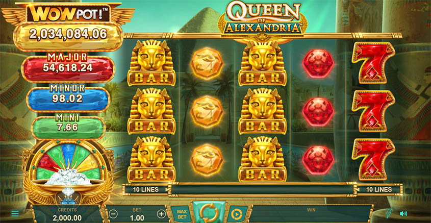 Queen of Alexandria WowPot Slot fun88 wiki